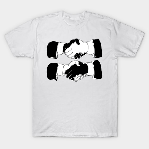 Shake hands T-Shirt by robelf